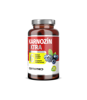 Karnozín EXTRA 120cps - Superantioxidant na podporu mozgových funkcií, zvýšenie energie a rast fyzického výkonu