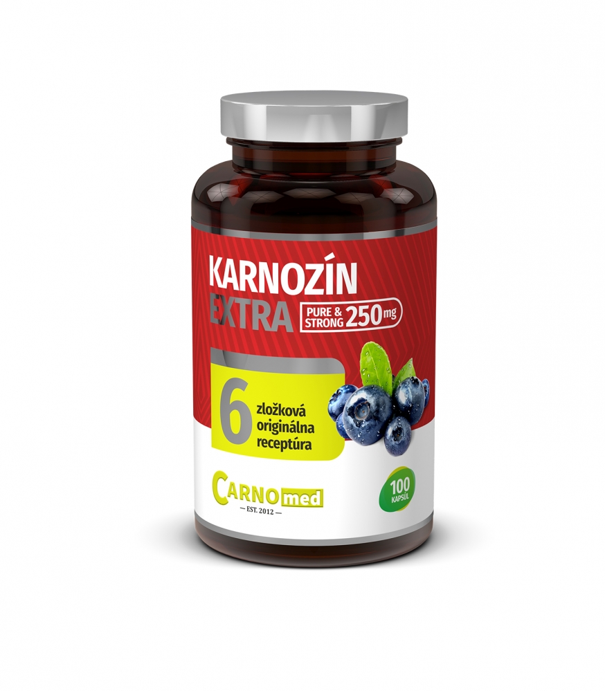 Carnosine EXTRA Pure&Strong 100 - Contains up to 250 mg of carnosine in one capsule!