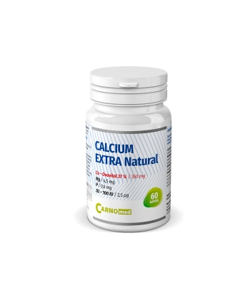 Calcium EXTRA Natural 60 - Strong bones and healthy teeth